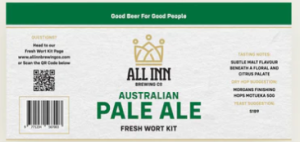 All In Brewing  AUS PALE ALE Fresh Wort Kit
