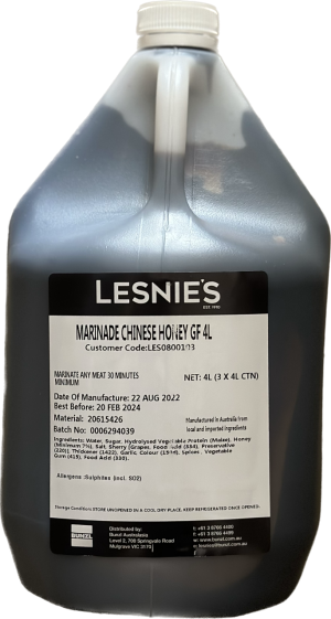 LESNIE'S MARINADE CHINESE HONEY  4L