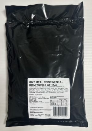Lesnies Sausage Meal CONTINENTAL BRATWURST Gluten Free 1kg