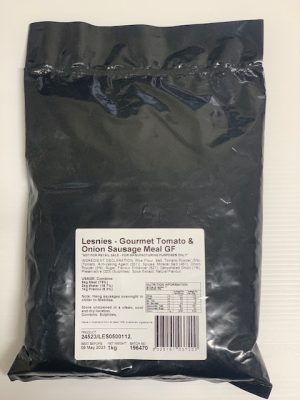 Lesnies Sausage Meal TOMATO AND ONION  Gluten Free 1kg