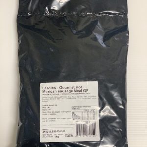 Lesnies Sausage Meal HOT MEXICAN Gluten Free 1kg