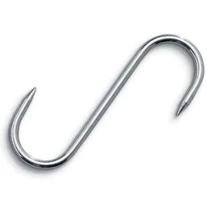 S HOOK 10cm/4in STAINLESS STEEL