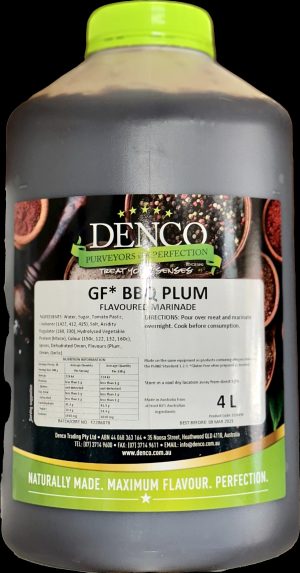 DENCO 4L BBQ PLUM FLAVOURED MARINADE