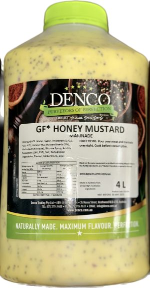 DENCO 4L GF** HONEY MUSTARD MARINADE