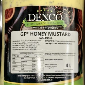 DENCO 4L GF** HONEY MUSTARD MARINADE