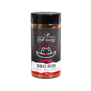 GRILL SOCIETY BBQ RUB KICKIN SOUTHWEST 150G