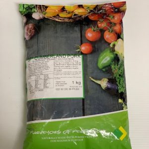 DENCO SAUSAGE MEAL cumberland pork (GF) (1Kg)