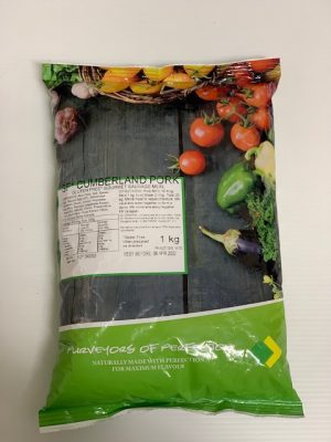 DENCO SAUSAGE MEAL cumberland pork (GF) (1Kg)