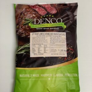 DENCO SAUSAGE MEAL roast lamb and caramelised onion   (GF) (1.25Kg)