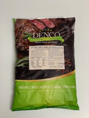 DENCO SAUSAGE MEAL roast lamb and caramelised onion   (GF) (1.25Kg)