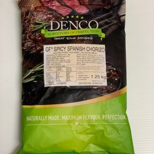 DENCO SAUSAGE MEAL spicy spanish chorizo   (GF) (1.25Kg)