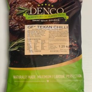 DENCO SAUSAGE MEAL Texan chilli   (GF) (1.25Kg)