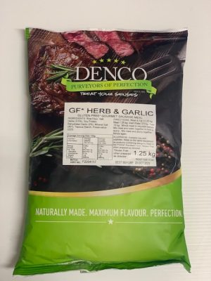 DENCO SAUSAGE MEAL herb and garlic (GF) (1.25Kg)