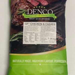 DENCO SAUSAGE MEAL chicken and chive (GF) (1.25Kg)