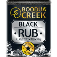 Boodua Creek ALL BLACK Rub