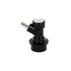 LIQUID Ball Lock Disconnect - MFL Black - 6mm Barb