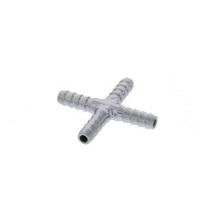 Stainless Cross Piece 1/4 Inch Barbed