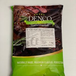 DENCO SAUSAGE MEAL Honey roast beef & dijon mustard (GF) (1Kg)