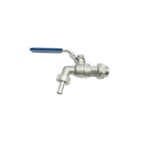 SS 1/2inch Tap/Ball Valve with 13mm Barb