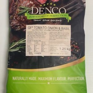 DENCO SAUSAGE MEAL Tomato, onion and basil (GF) (1.25Kg)