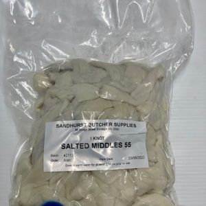 Natural SALTED BEEF MIDDLES 55 Sausage Casings/skins 40-50KG Fill