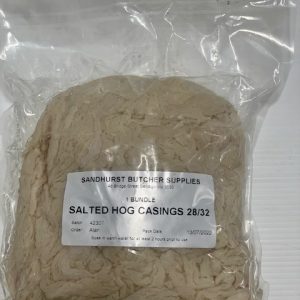 Natural SALTED HOG 28/32 Sausage Casings/skins 40-45KG Fill