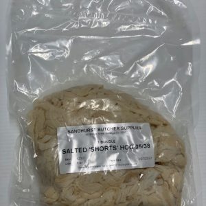 Natural SHORTS HOG 35/38 Sausage Casings/skins 55KG Fill