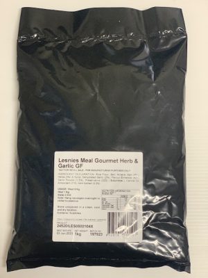 Lesnies Sausage Meal HERB & GARLIC Gluten Free 1kg