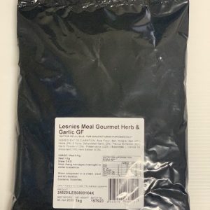 Lesnies Sausage Meal HERB & GARLIC Gluten Free 1kg