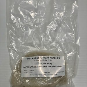 Natural LAMB 24/26 Sausage Casings/skins 7KG Fill