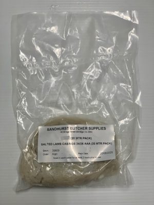 Natural LAMB 24/26 Sausage Casings/skins 7KG Fill