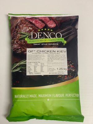 DENCO SAUSAGE MEAL Chicken Kiev (GF) (1.25Kg)