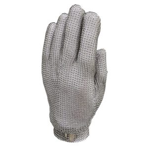 CHAIN MAIL MESH PROTECTIVE GLOVE (BLUE) LARGE