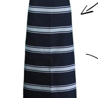 BUTCHERS APRON POLY VISCOSE LAP