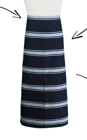 BUTCHERS APRON POLY VISCOSE LAP