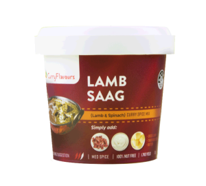 Curry flavours Lamb Saag 100g **limited stock, contact us directly for availability**