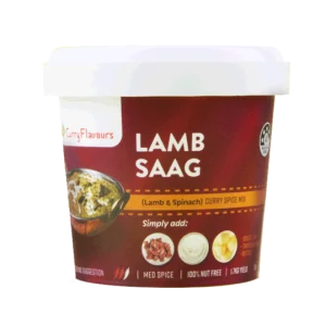 Curry flavours Lamb Saag 100g **limited stock, contact us directly for availability**