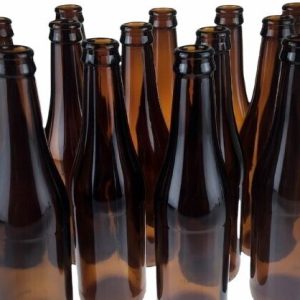 Amber Crown top bottles 330ml 24x