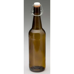Amber flip top bottle 500ml (SINGLE UNIT) (Grolsch)