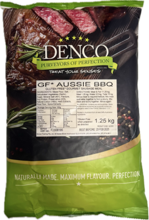DENCO SAUSAGE MEAL Aussie BBQ (GF) (1.25Kg)