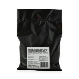 Lesnies Sausage Meal HEARTY STEAK AND ONION Gluten Free 1kg