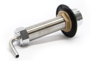 Stainless Long Shank 100mm (w Nut, Tail, Collar)