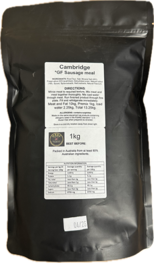 SAUSAGE MEAL Cambridge (GF) (1Kg)