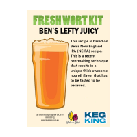BENS LEFTY JUICY Fresh Wort Kit Grain & Grape **SPECIAL ORDER REQUIRED**