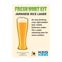 JAPANESE RICE LAGER Fresh Wort Kit Grain & Grape **SPECIAL ORDER REQUIRED**
